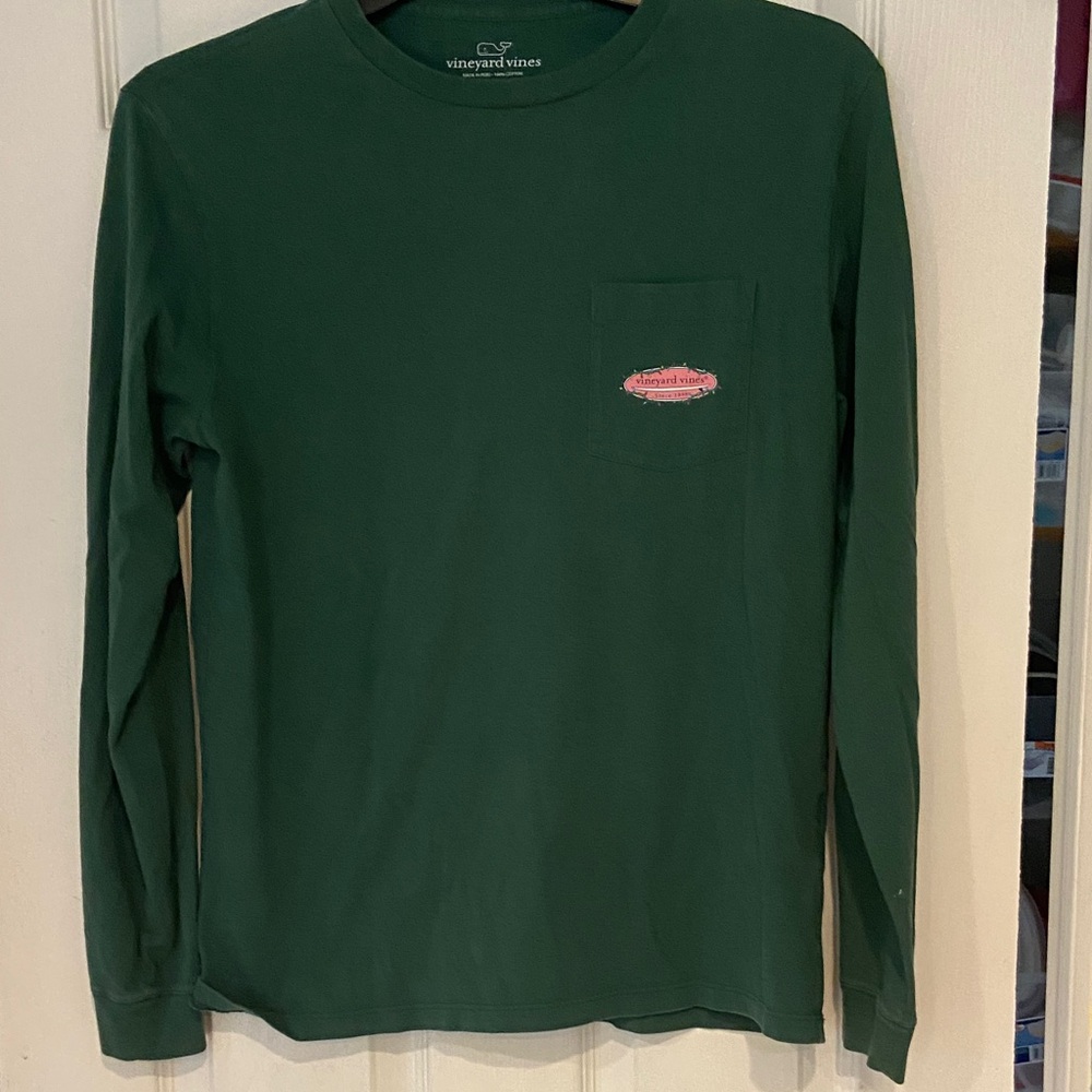 Vineyard Vines Green Long Sleeve Tee